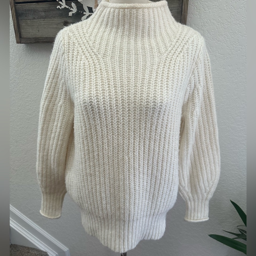 Madewell Cream Turtleneck Sweater ladies size XS